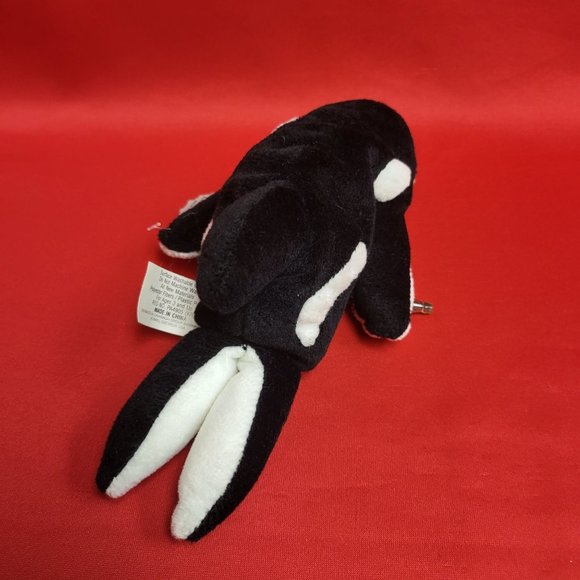 Coca Cola Whale With Coke Bottle Bean Bag Plush Stuff Toy 1997 - Picture 4 of 13
